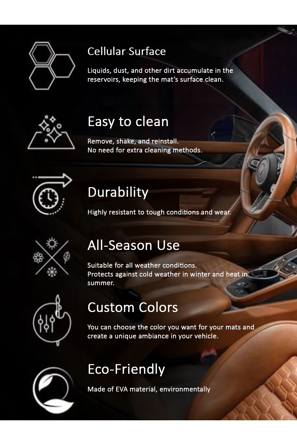 Premium EVA Car Mats | Waterproof, Durable & Custom-Fit FOR Vauxhall Astra (L)2021=2025