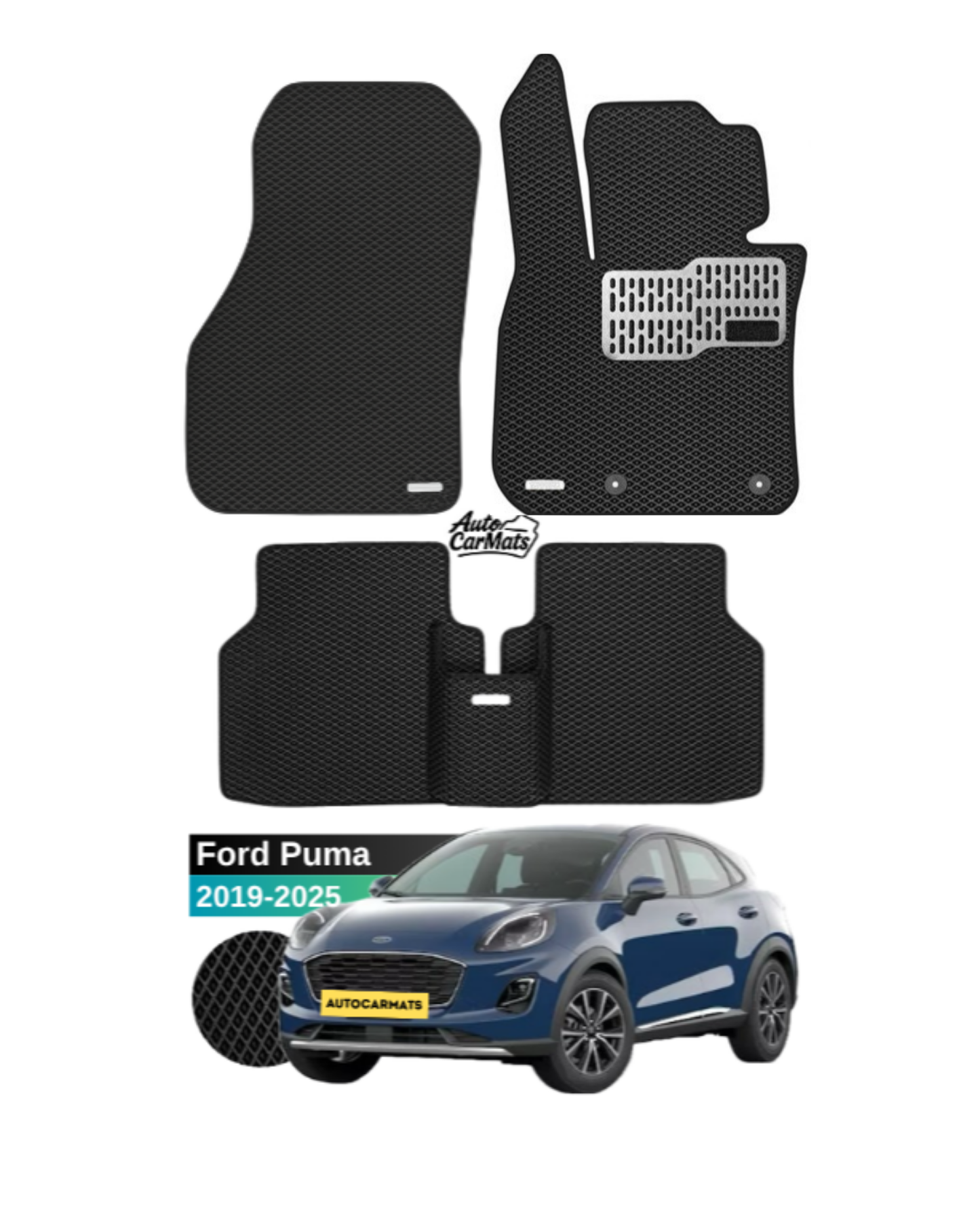 Premium EVA Car Mats for FORD Puma 2019-2026 | Tailored Fit