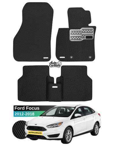 Premium EVA Car Mats for FORD Focus 2012-2018 | Tailored Fit
