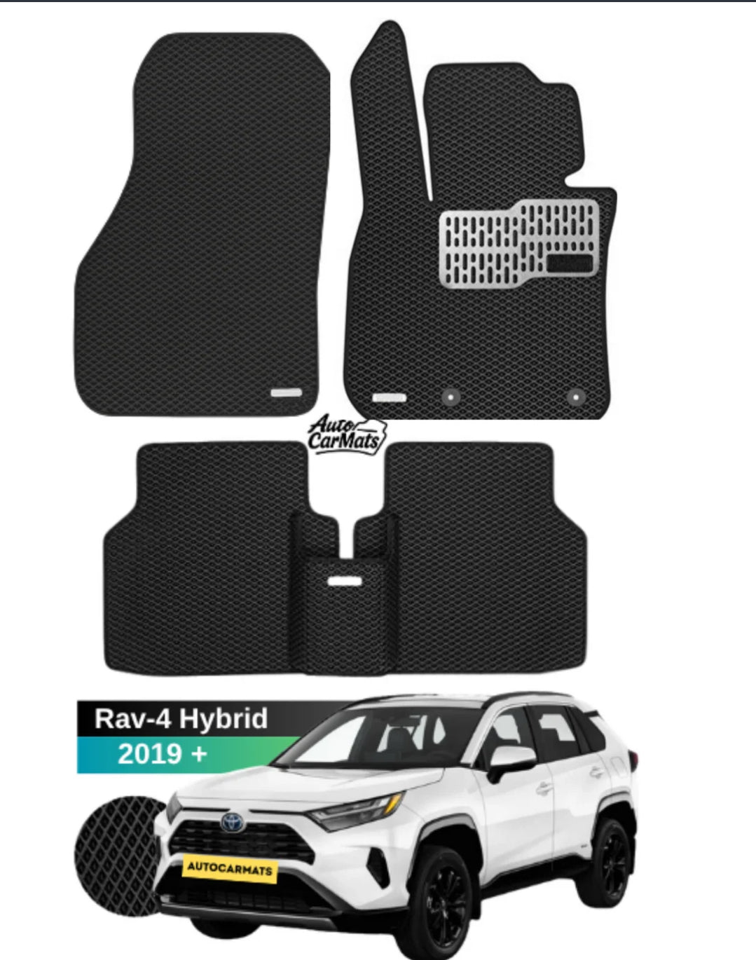 Toyota RAV4 Hybrid 2019–2026 EVA Car Mats
