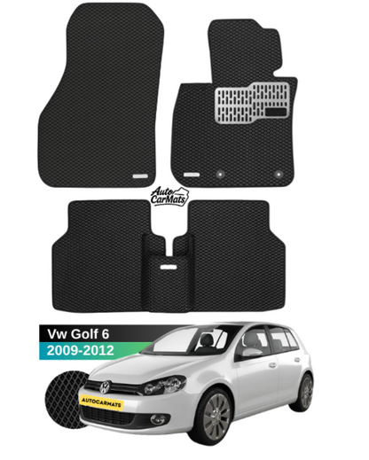 Premium EVA Car Mats for Volkswagen Golf 6 2009-2012 | Tailored Fit