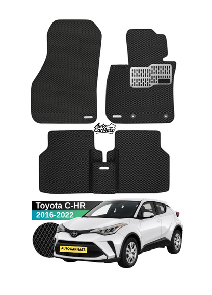 Premium EVA Car Mats for Toyota C-HR 2016-2022 (Petrol/Hybrid) | Tailored Fit