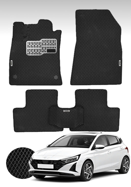 Premium EVA Car Mats | Waterproof, Durable & Custom-Fit FOR Hyundai i20 2021-2025