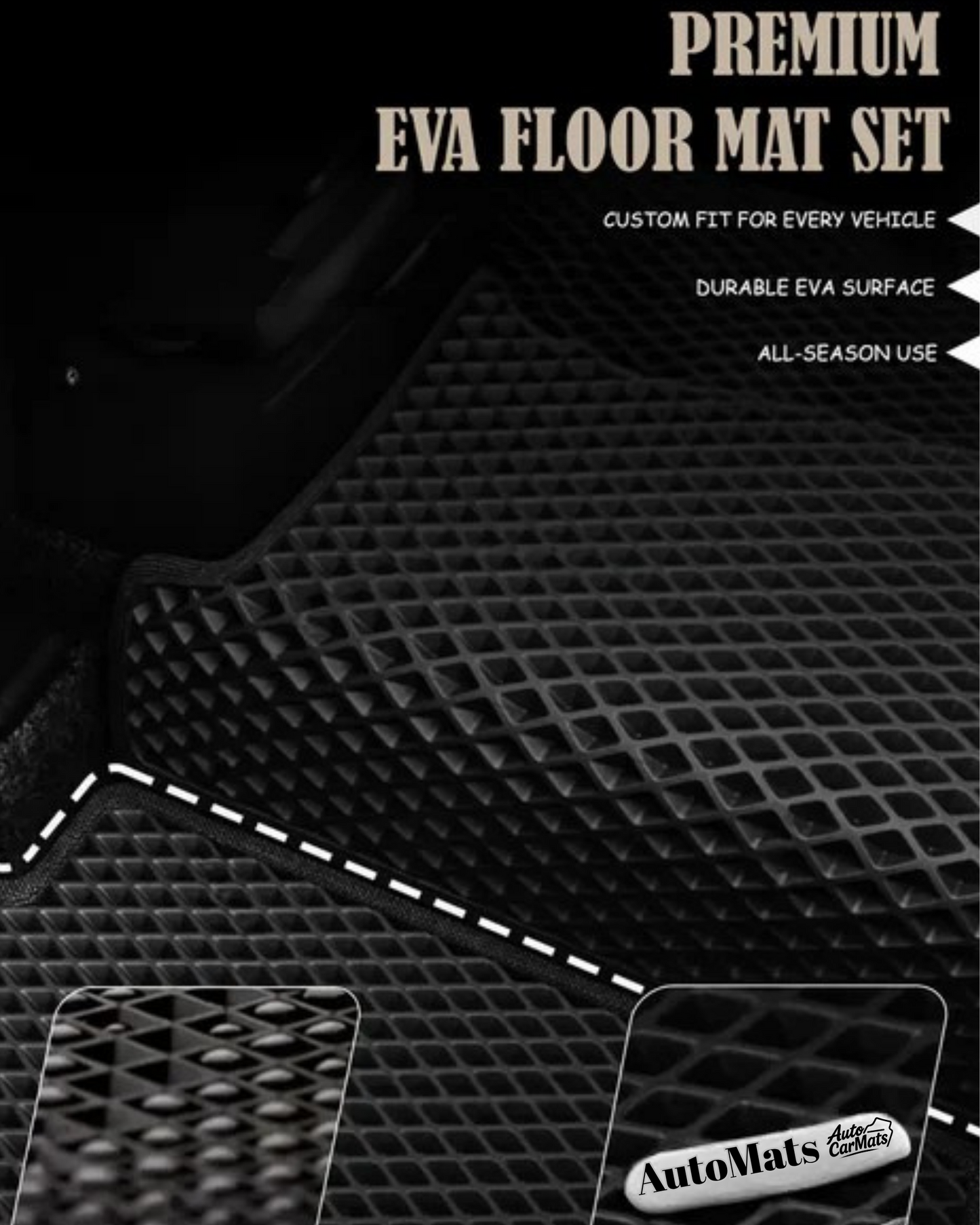 Premium EVA Car Mats | Waterproof, Durable & Custom-Fit FOR Toyota Rav-4 2019-2025